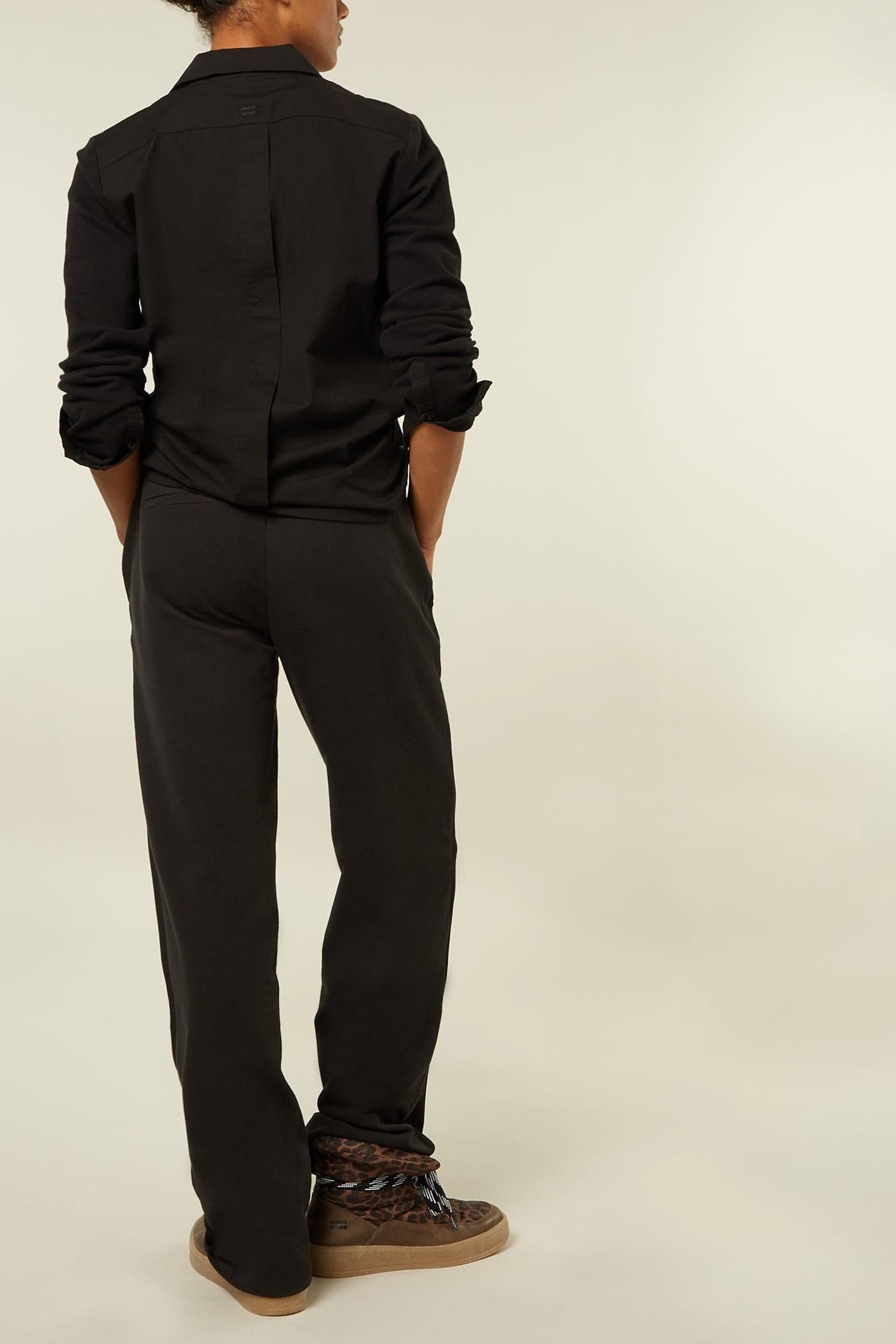 WIDE PANTS CREPE FLEECE
