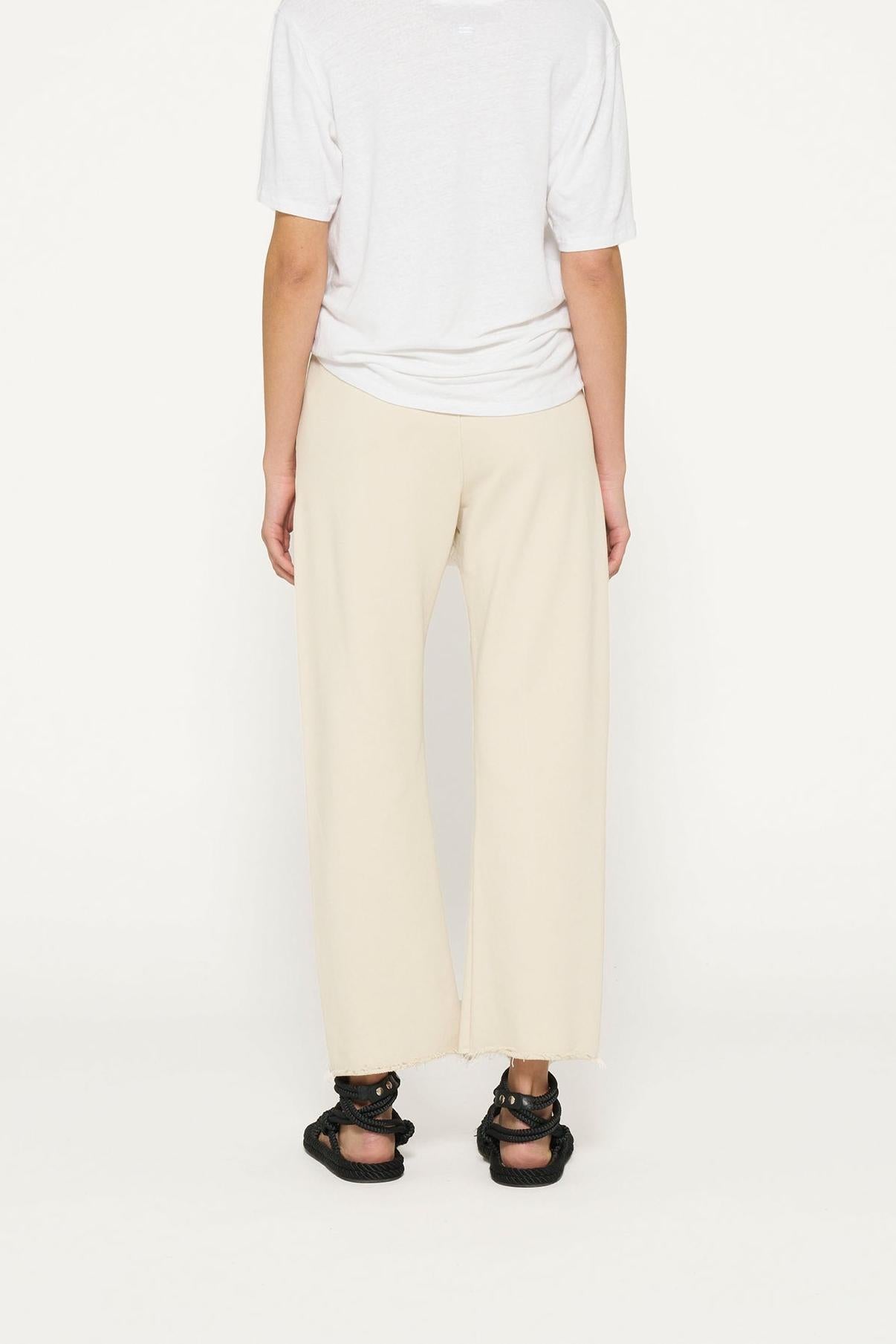 V-NECK TEE LINEN COTTON