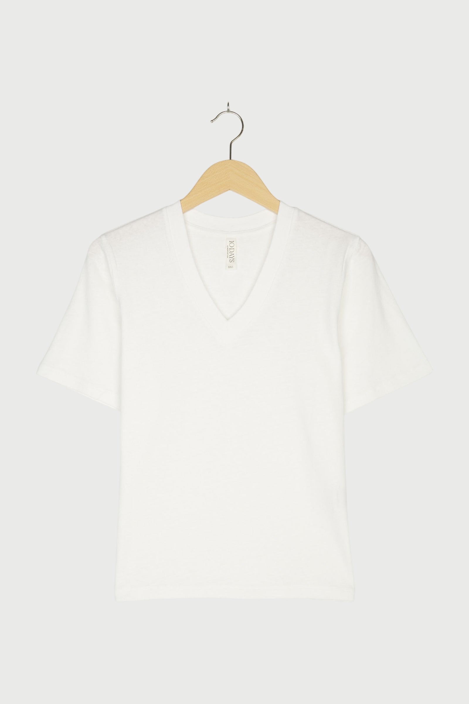 V-NECK TEE LINEN COTTON