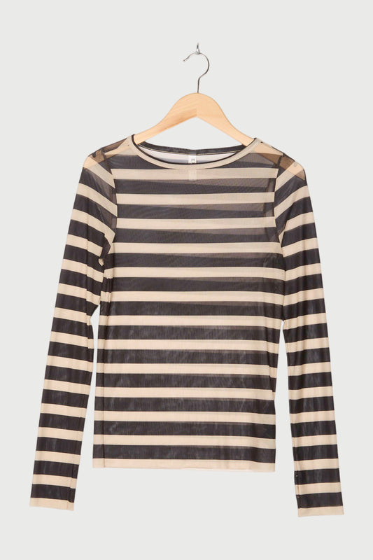 MESH TEE STRIPES