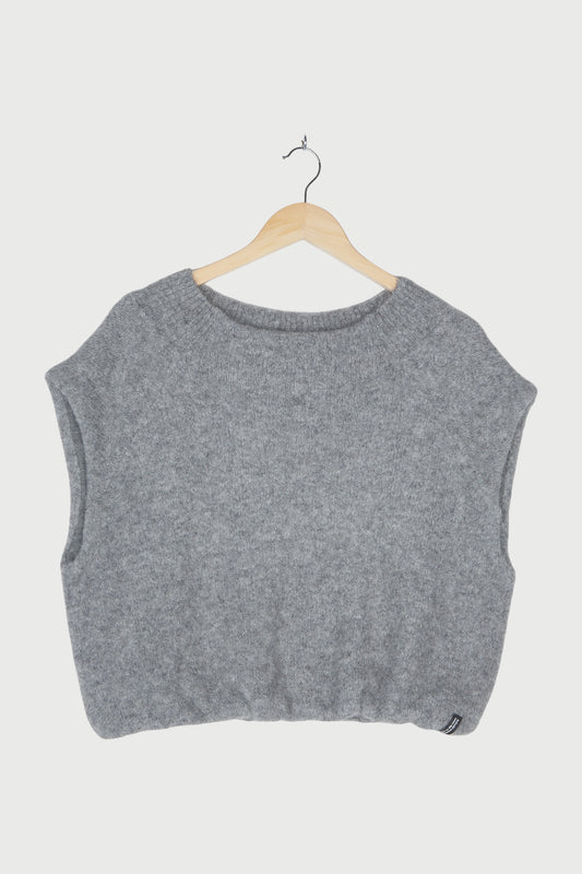 BALLOON KNIT SLEEVELESS