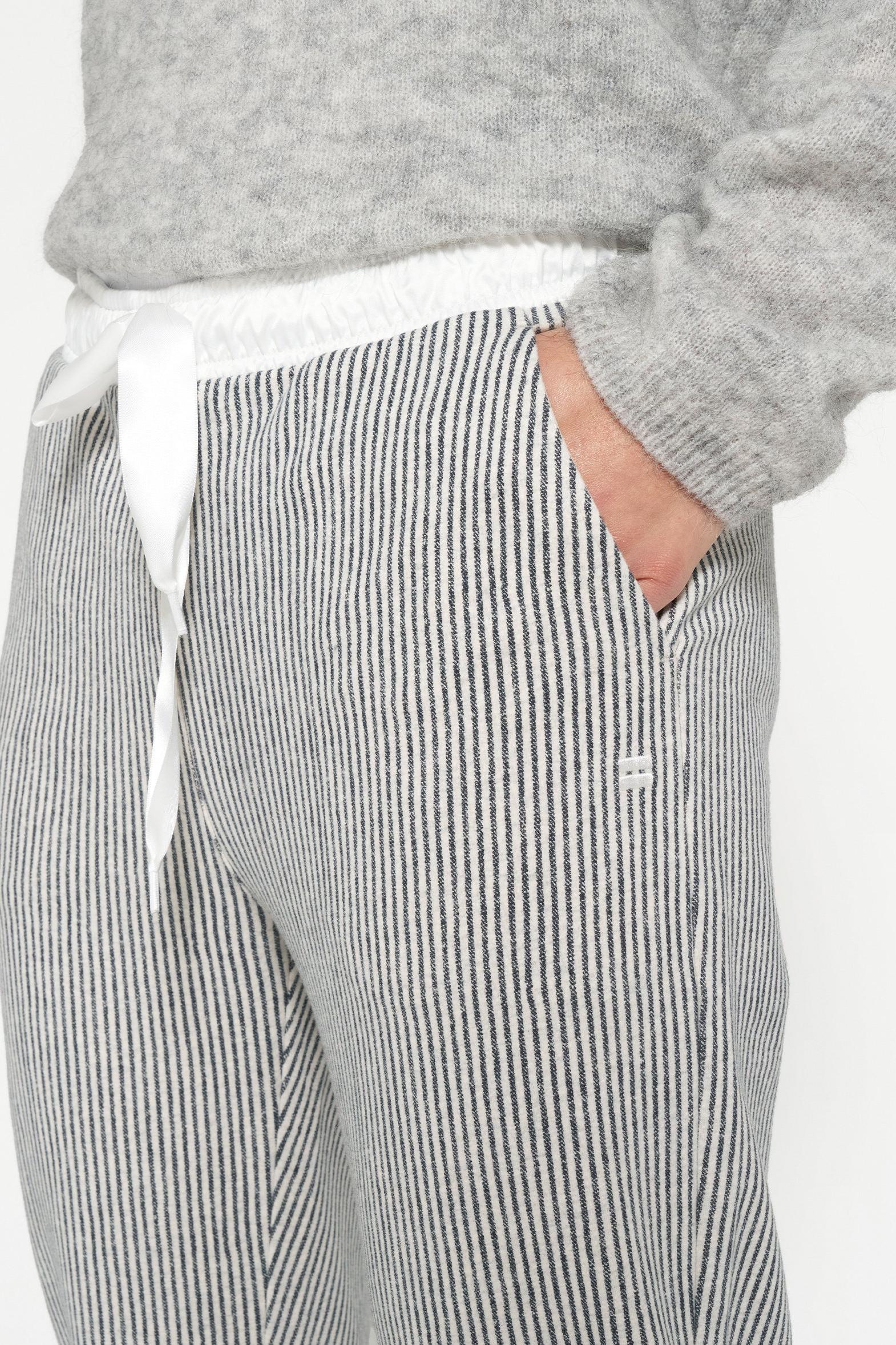 CROPPED JOGGER DENIM STRIPE