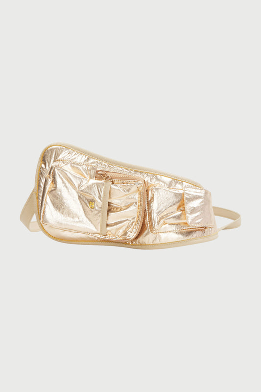 METALLIC CROSSBODY BAG