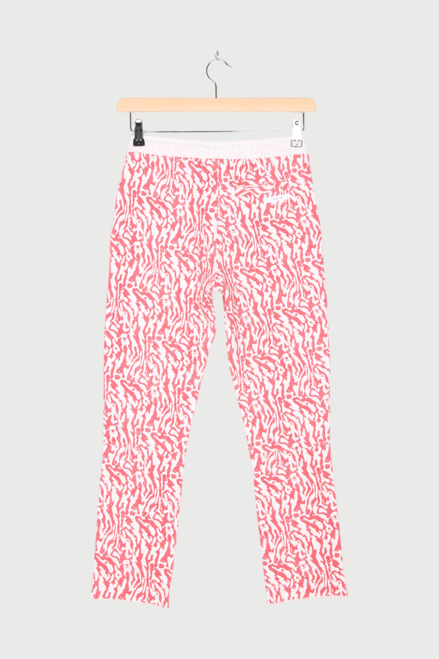 STRAIGHT CROPPED JOGGER ZEBRA
