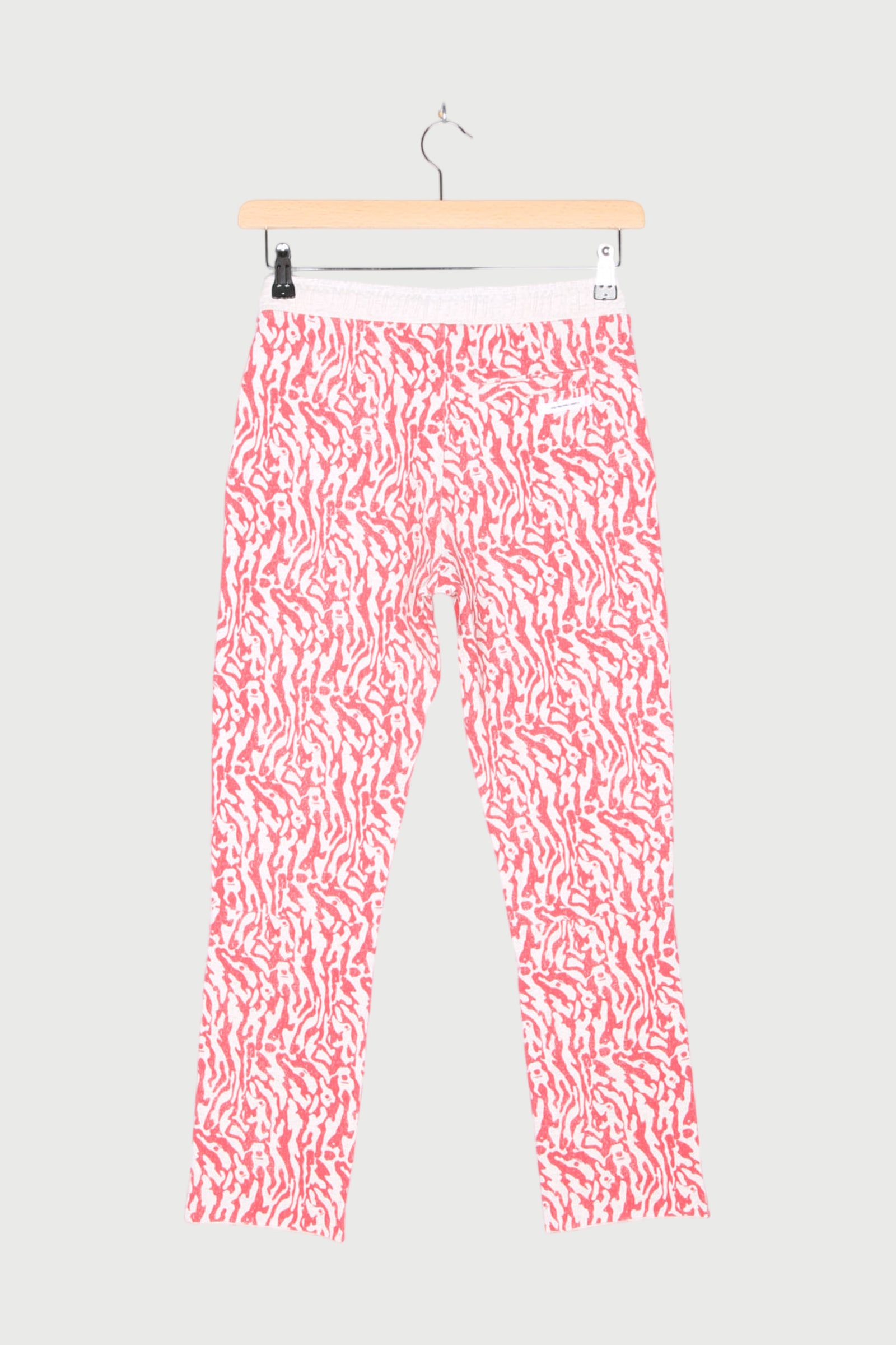 STRAIGHT CROPPED JOGGER ZEBRA