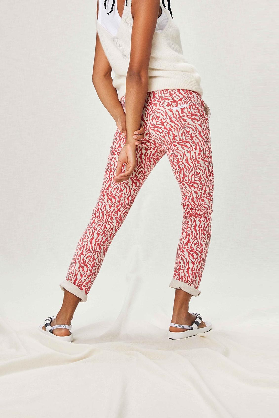 STRAIGHT CROPPED JOGGER ZEBRA