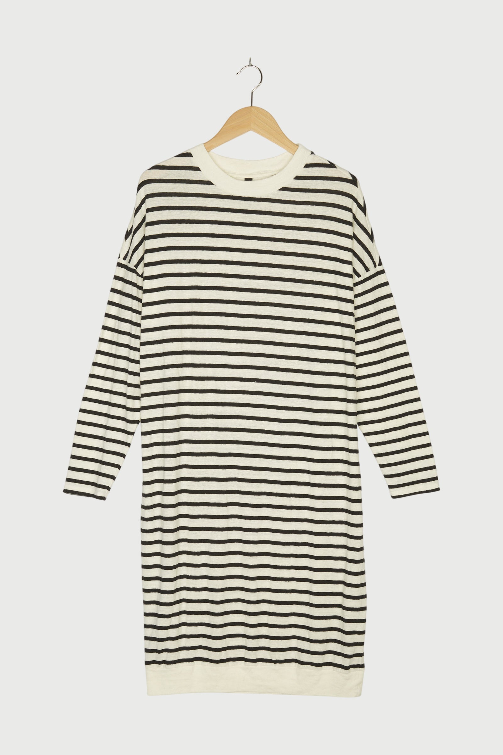 BELTED DRESS STRIPES
