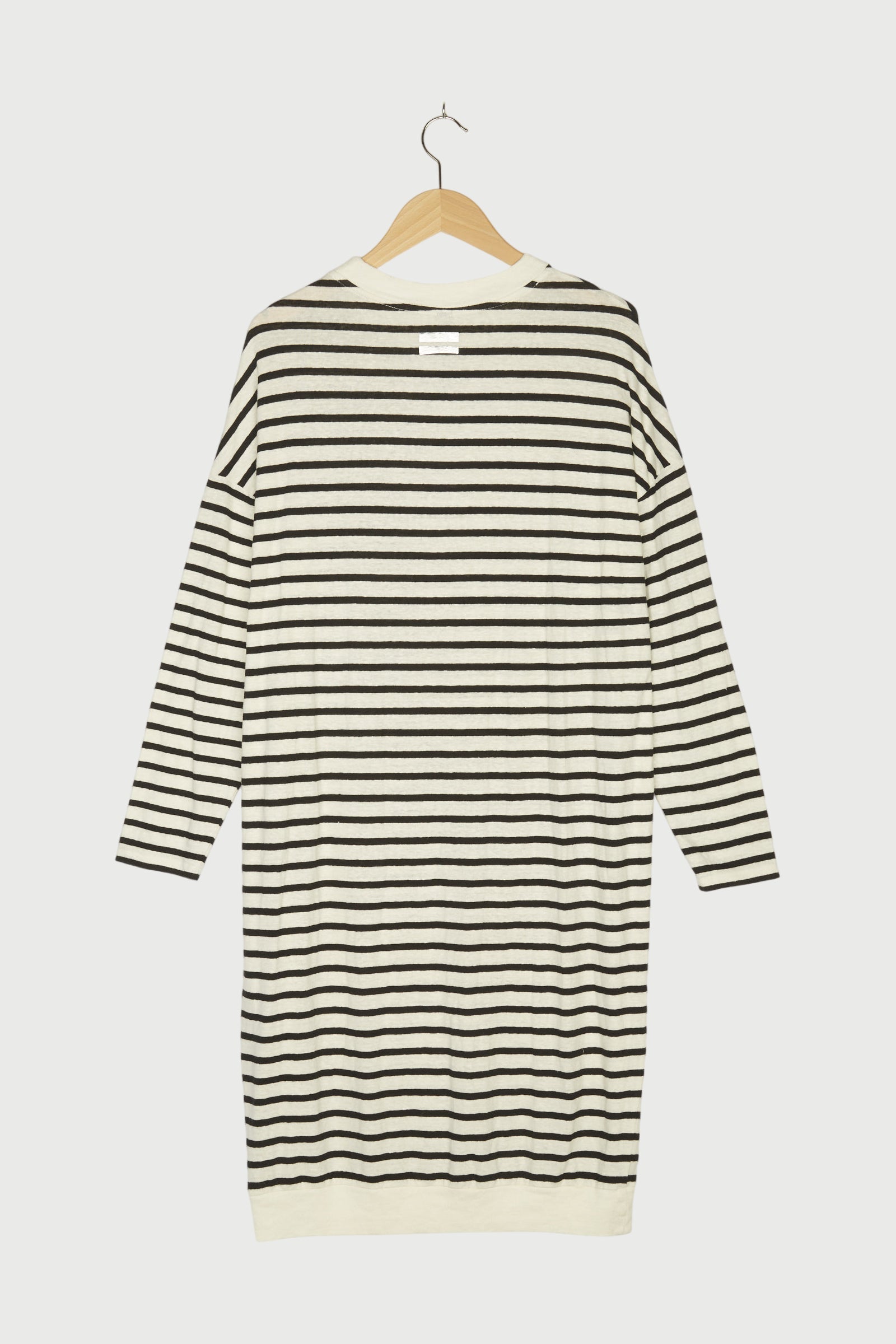 BELTED DRESS STRIPES