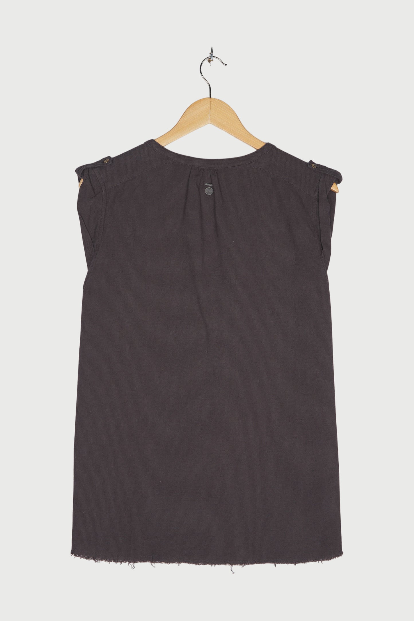 SLEEVELESS BLOUSE WAFFLE