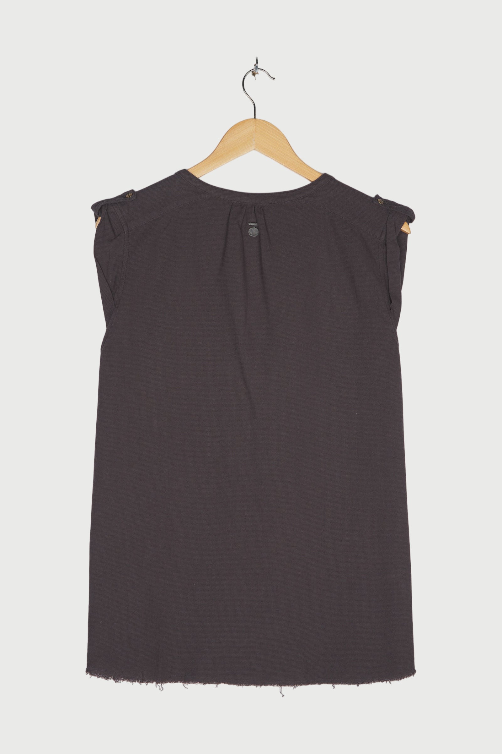 SLEEVELESS BLOUSE WAFFLE