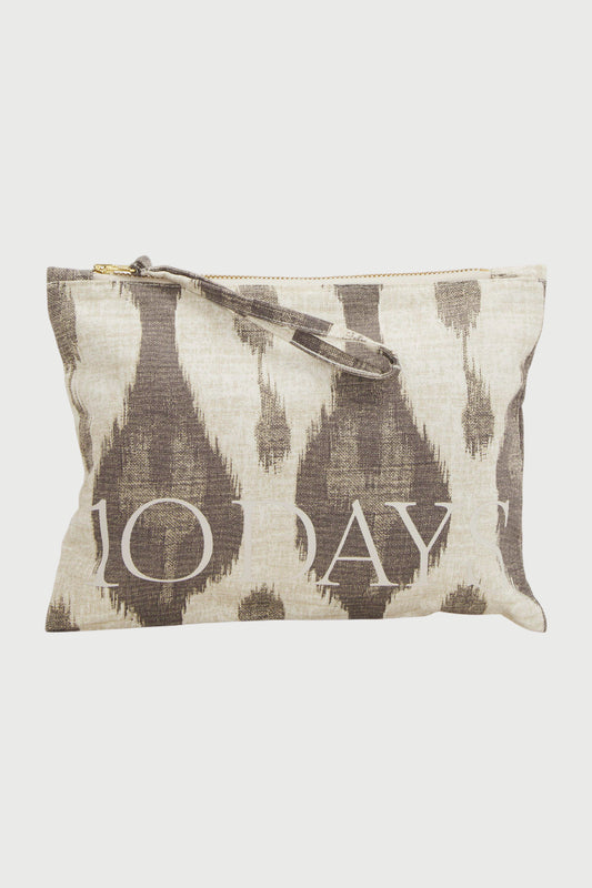 CANVAS CLUTCH IKAT