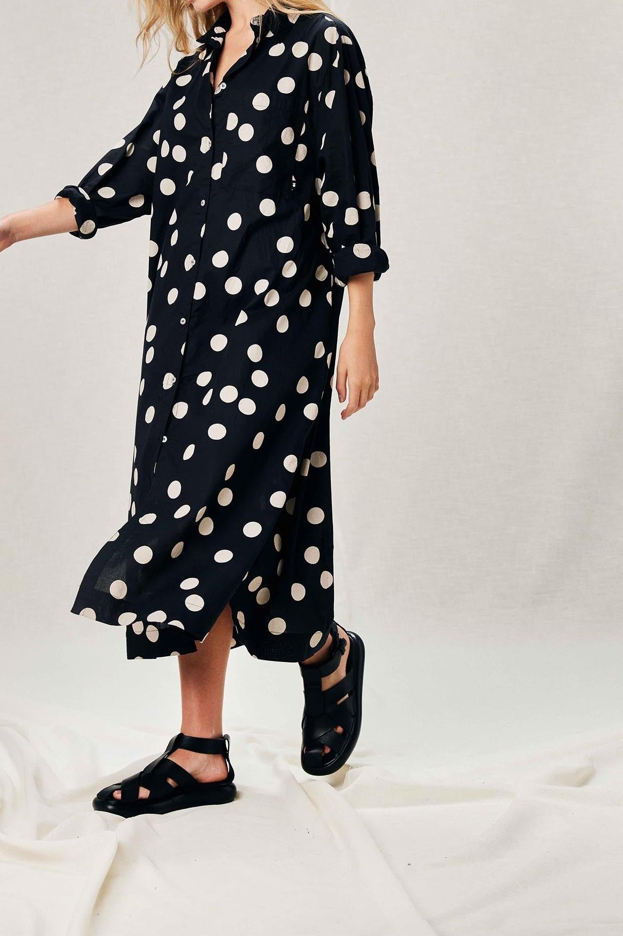 SHIRT DRESS POLKA DOT
