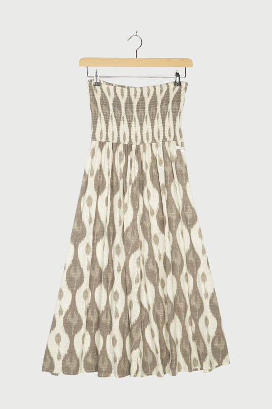 SMOCK SKIRT IKAT