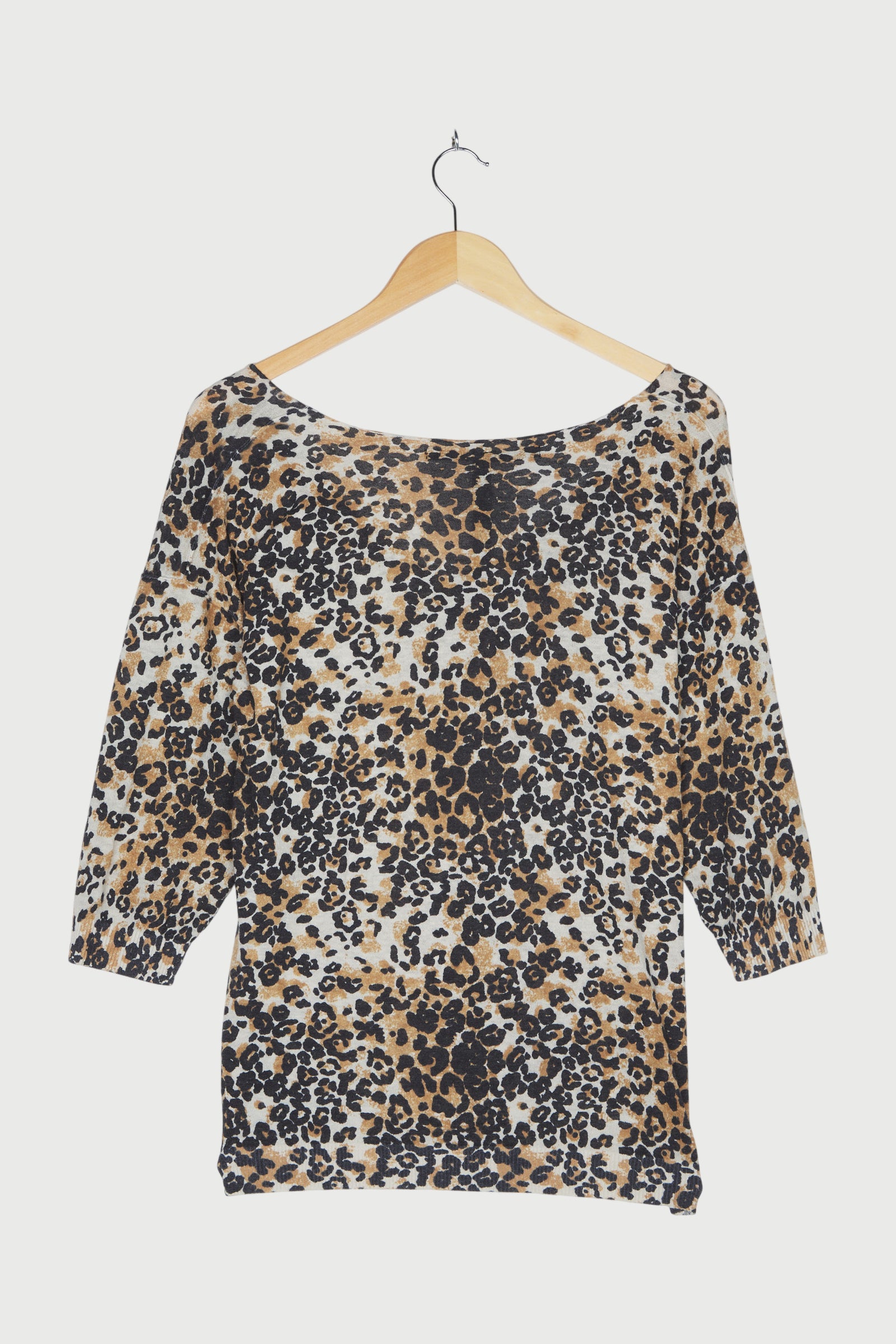 V-NECK SWEATER LEOPARD