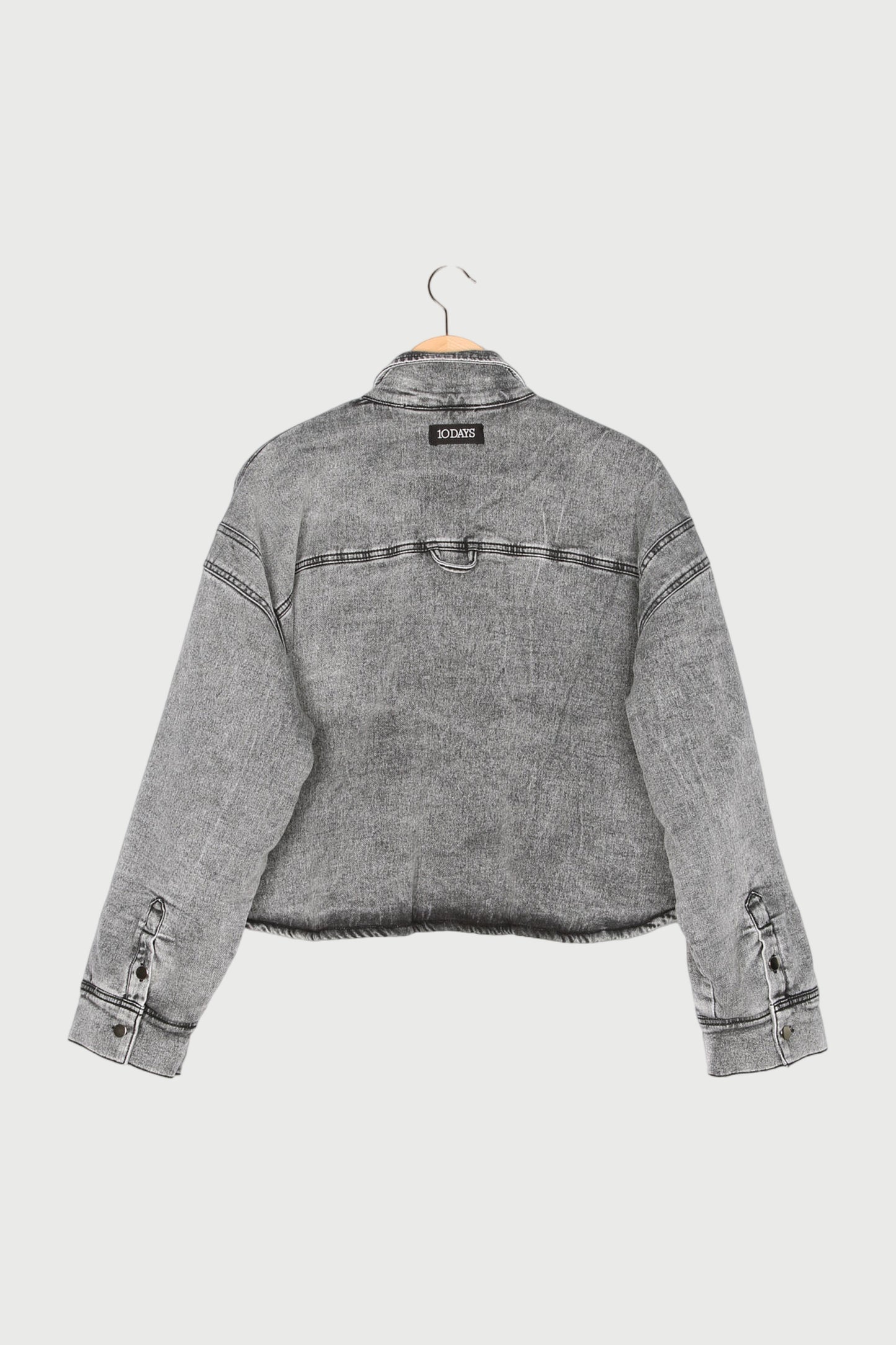 GEWATTEERD OVERHEMD JOG DENIM