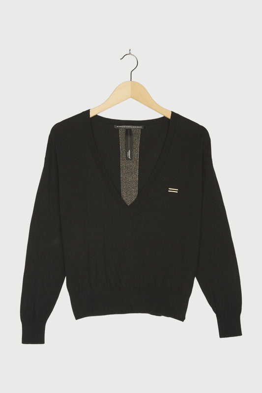 SWEATER V-NECK SPARKLE