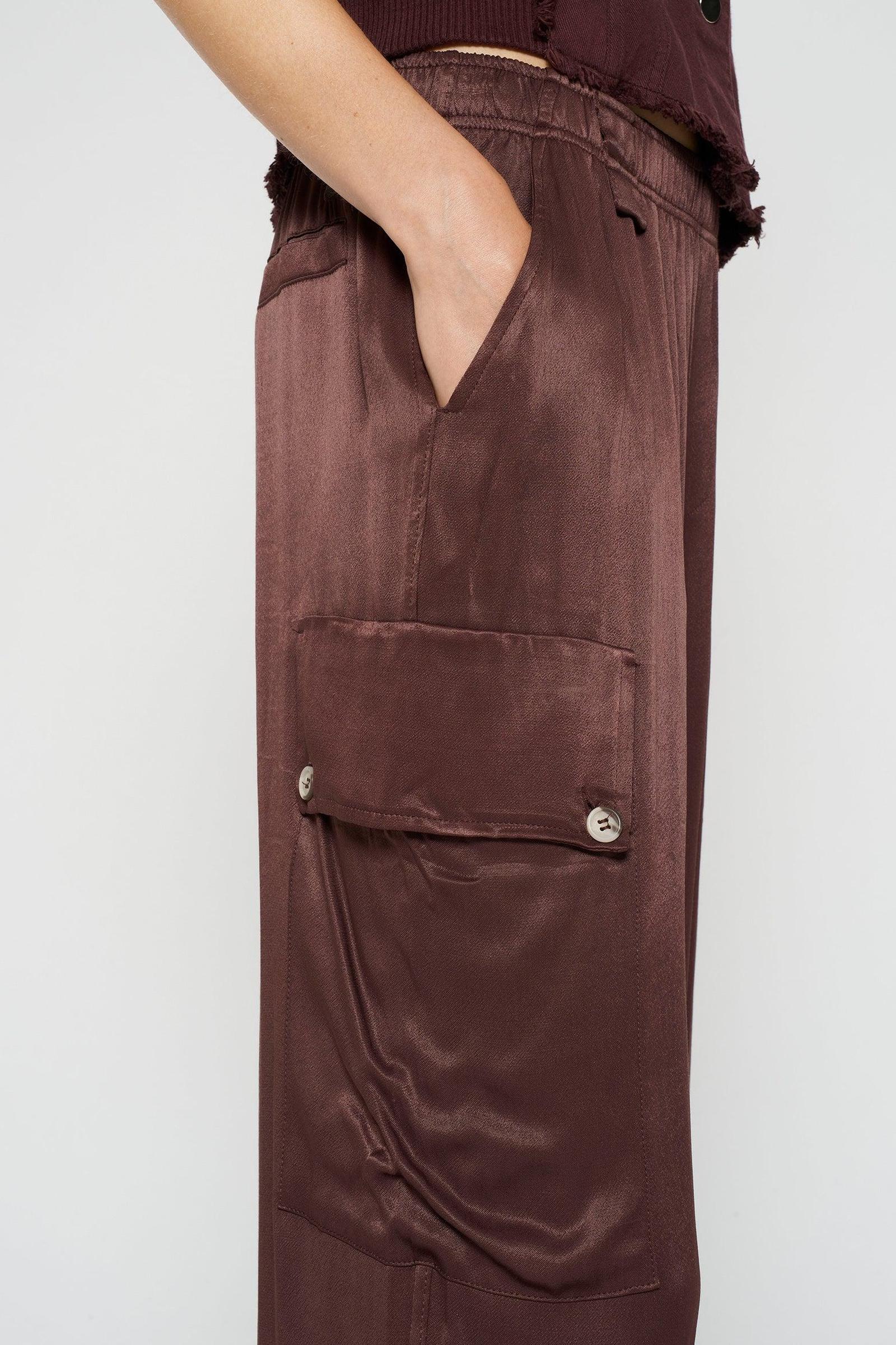 UTILITY PANTS SATIN