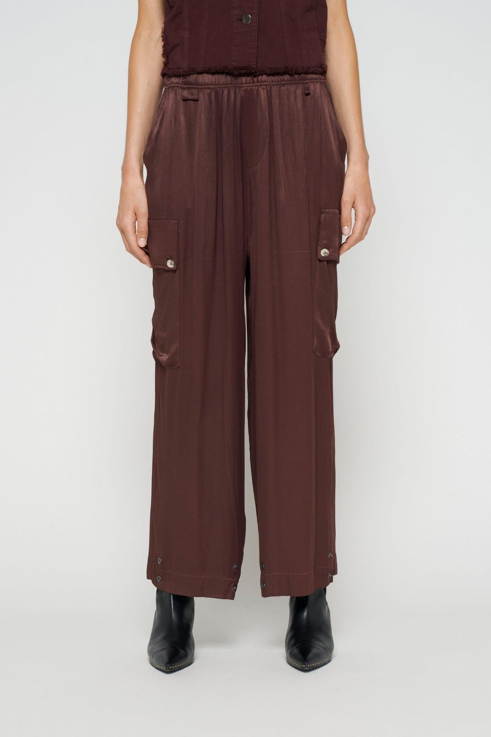 UTILITY PANTS SATIN