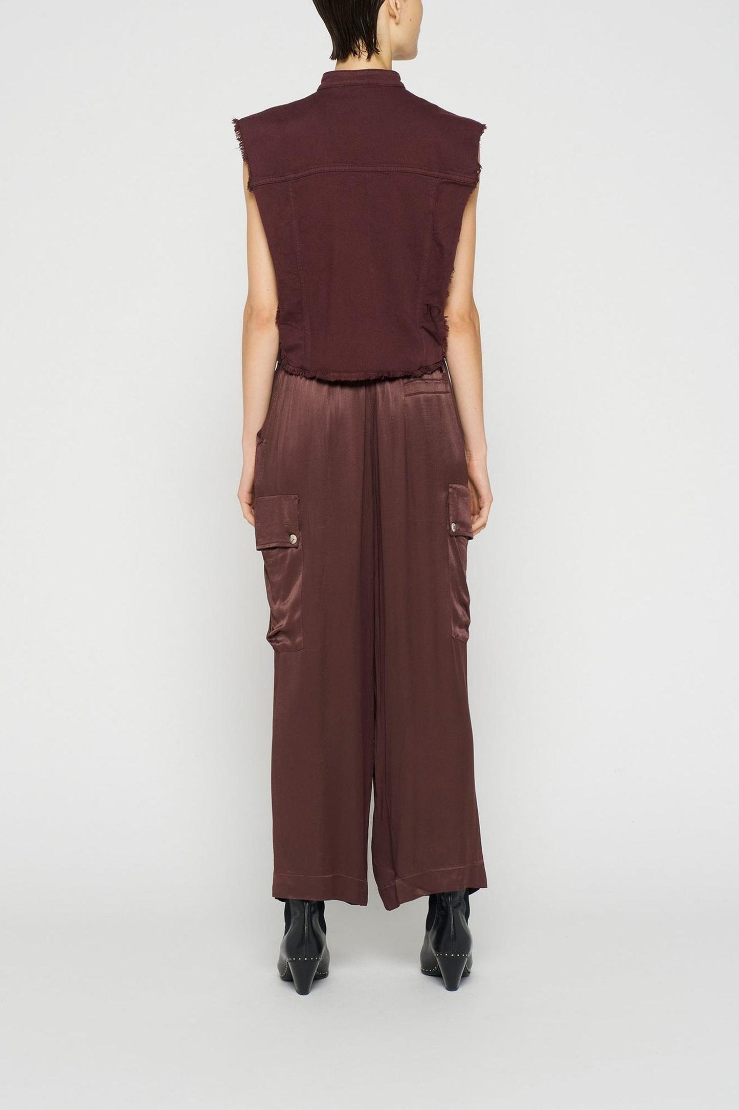UTILITY PANTS SATIN