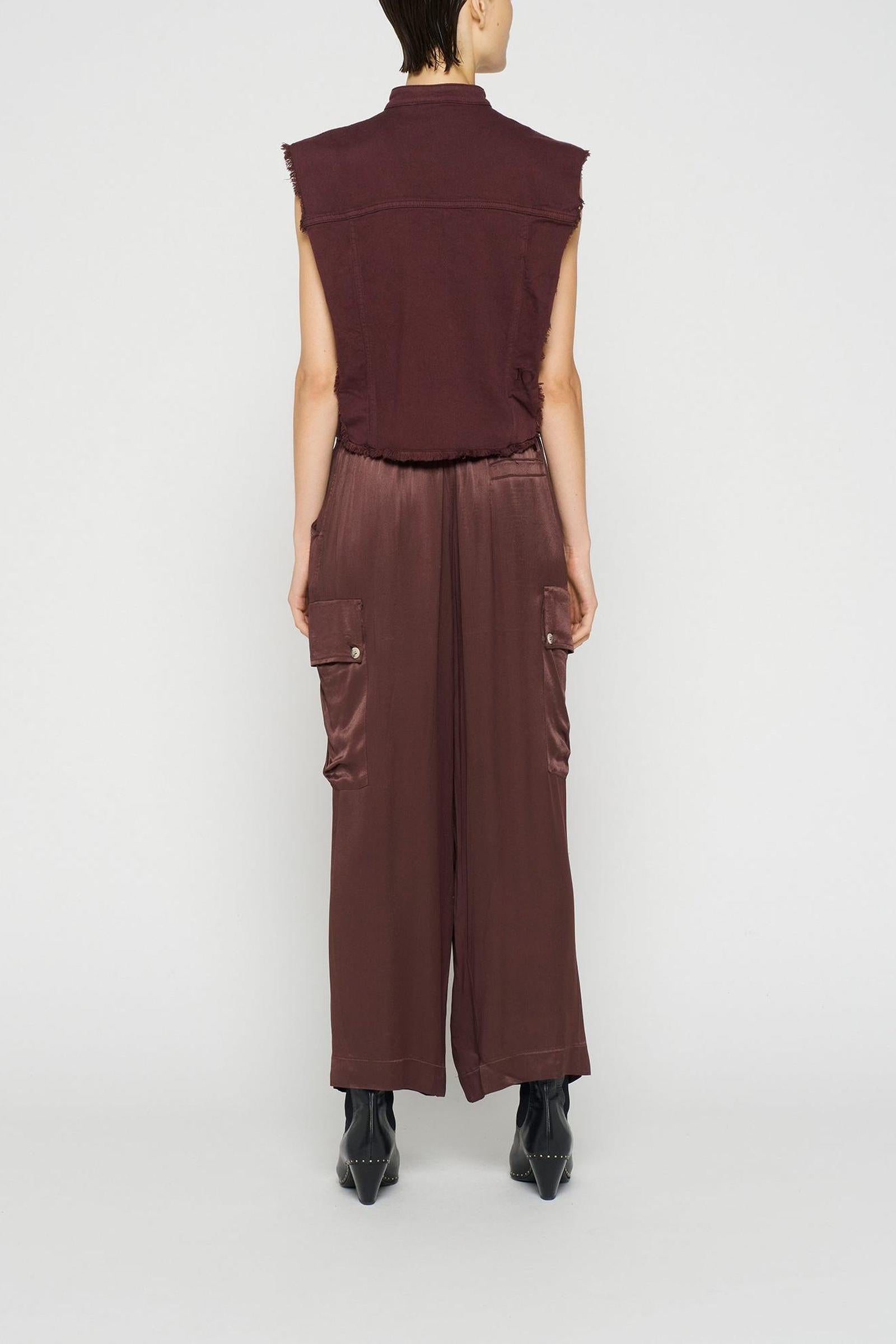 UTILITY PANTS SATIN