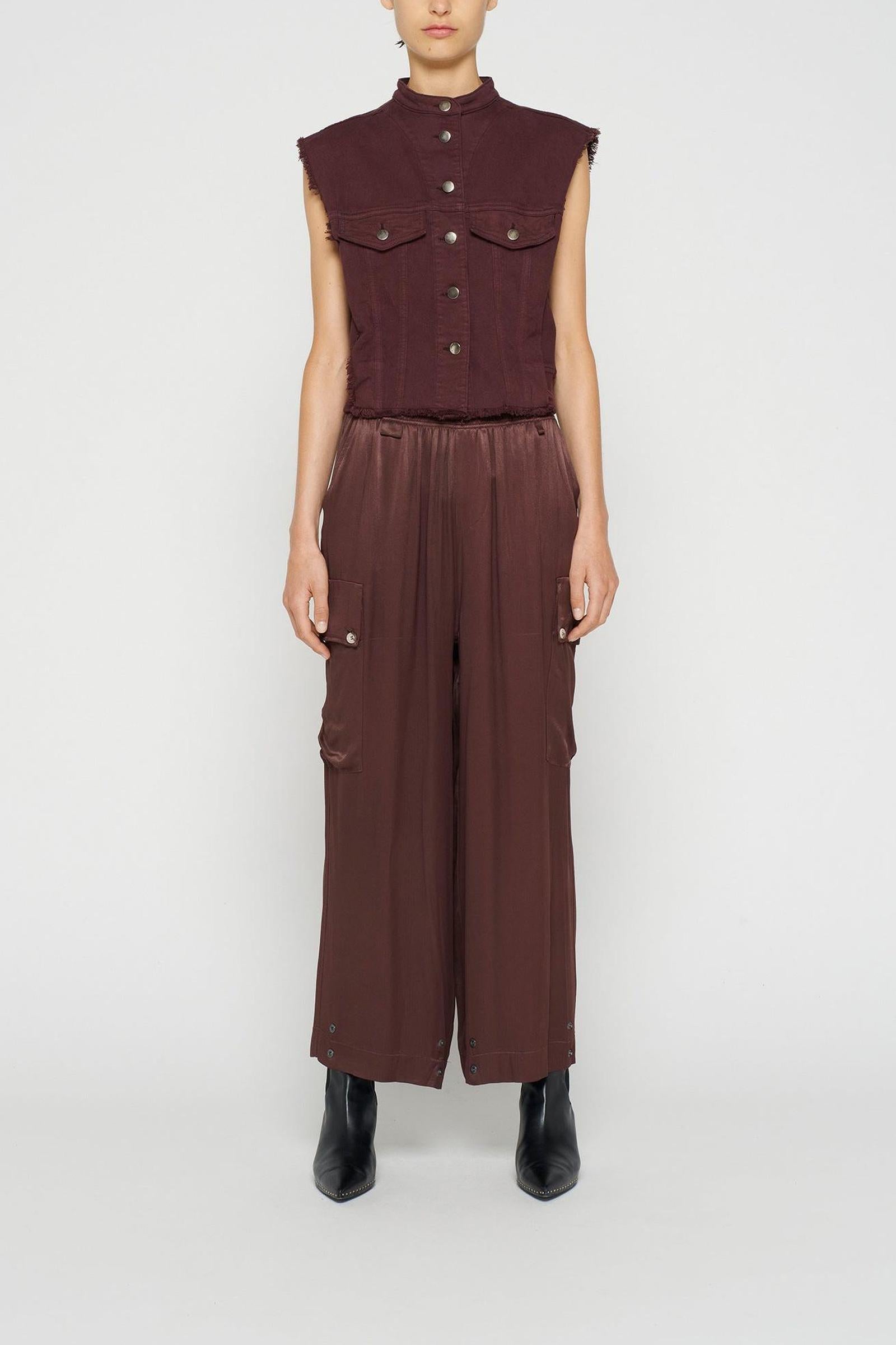 UTILITY PANTS SATIN