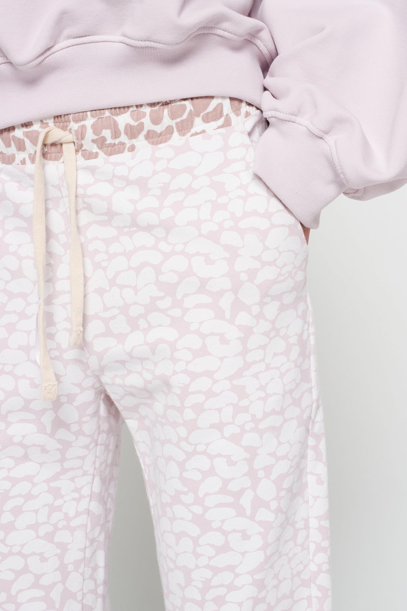 CROPPED JOGGER LEOPARD
