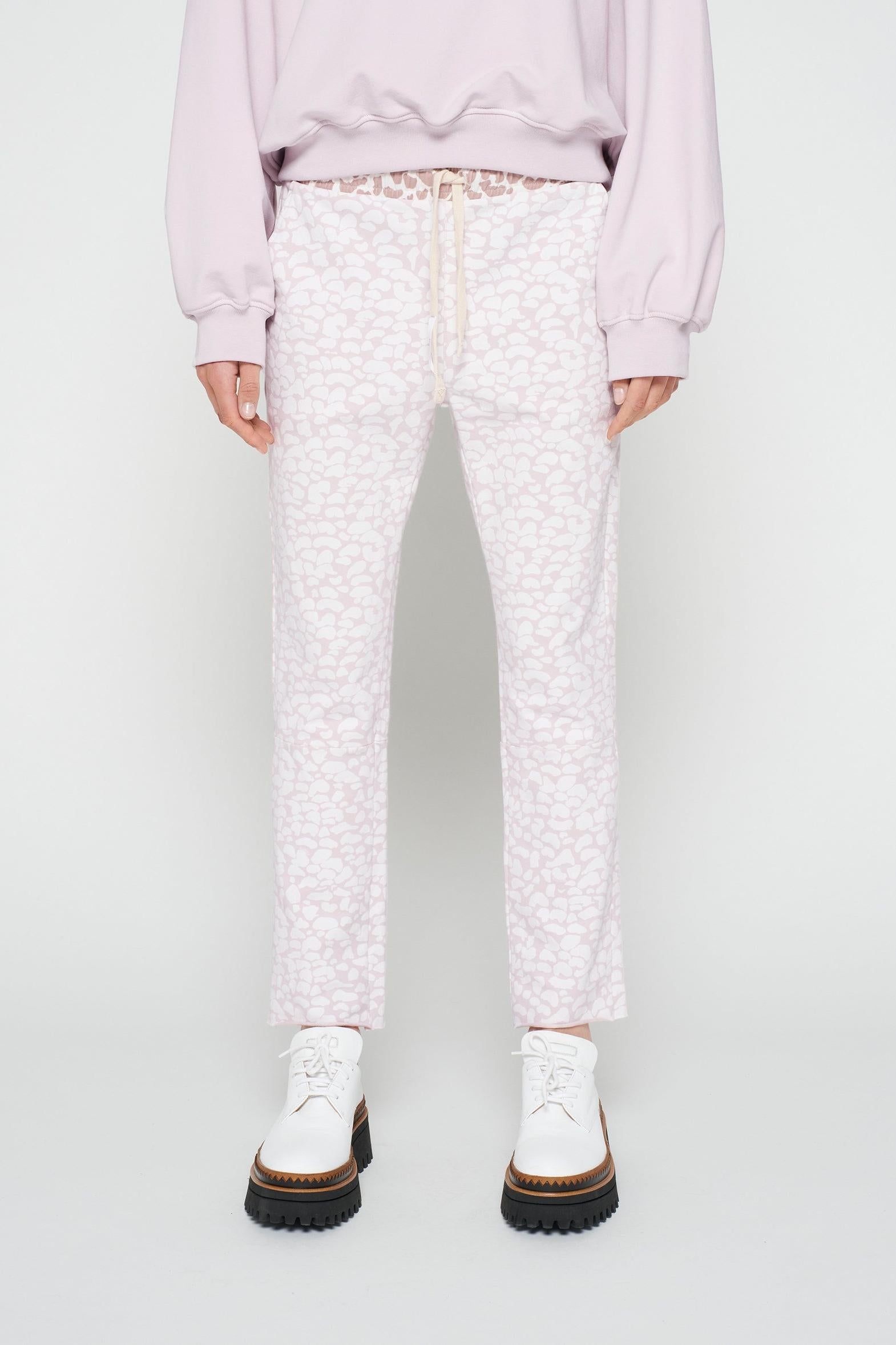 CROPPED JOGGER LEOPARD