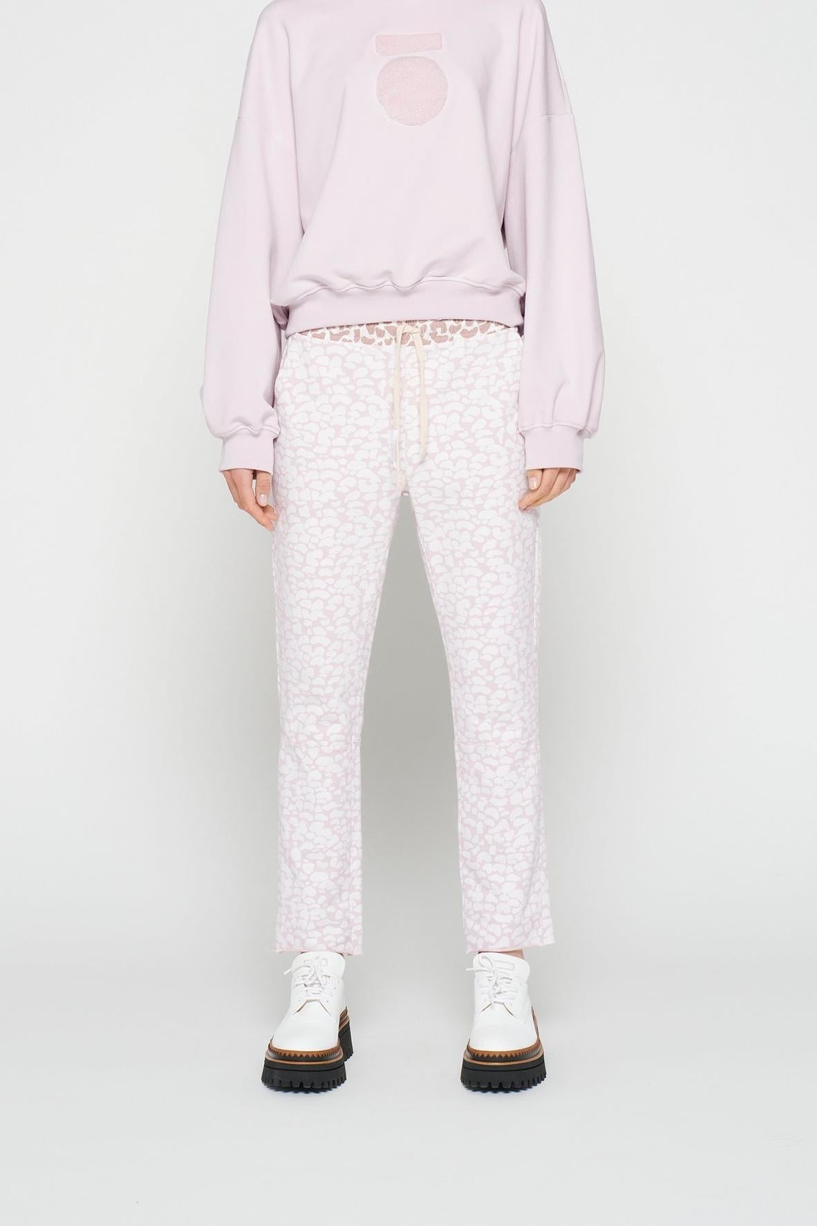 CROPPED JOGGER LEOPARD