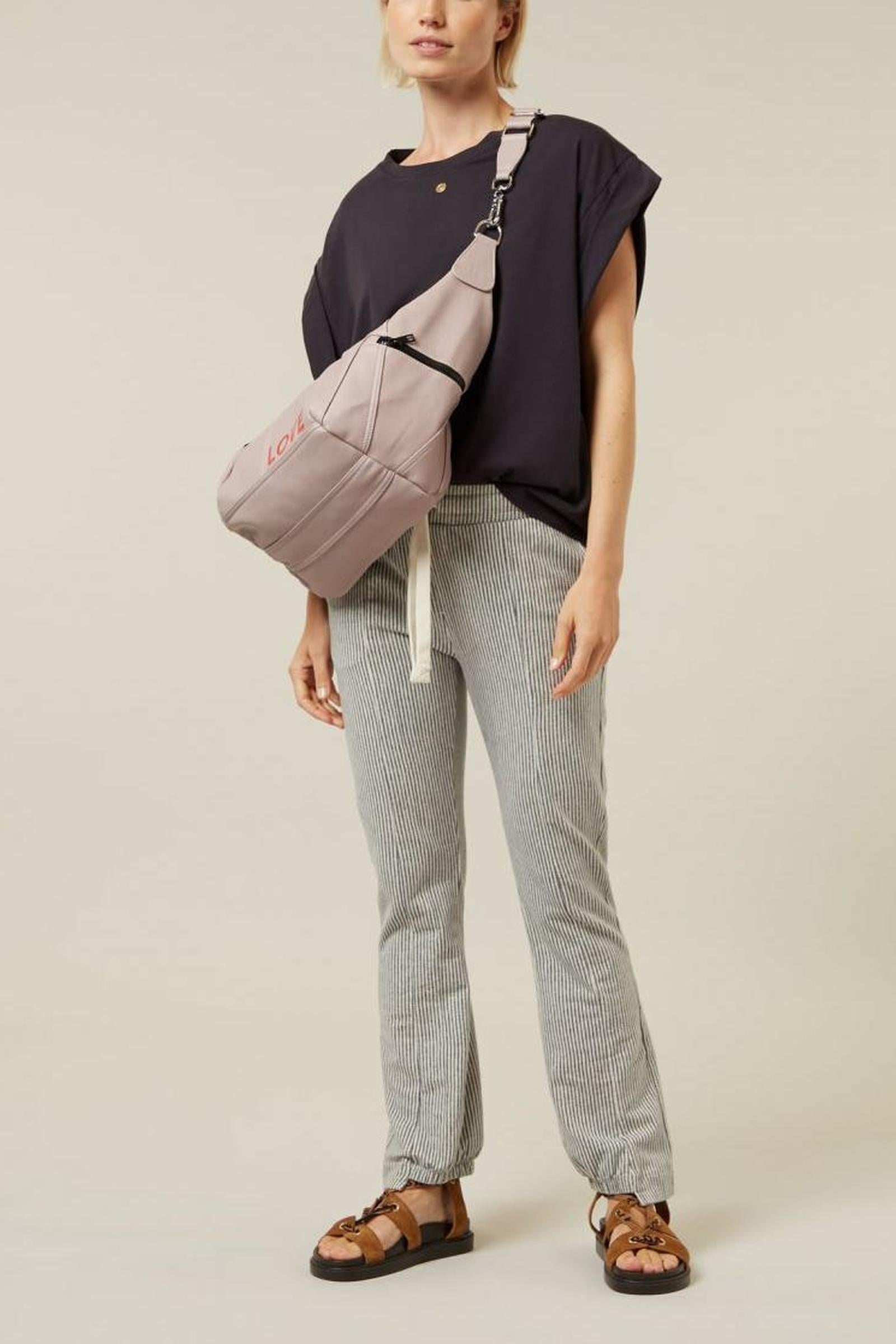 STRAIGHT JOGGER DENIM STRIPE